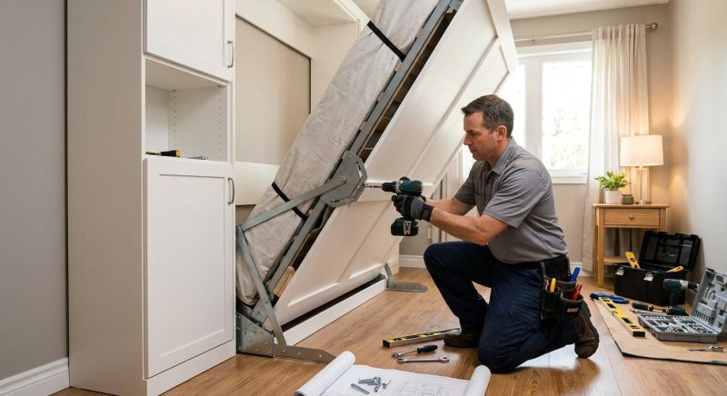 Fold Down Bed Installation in Overland Park, KS